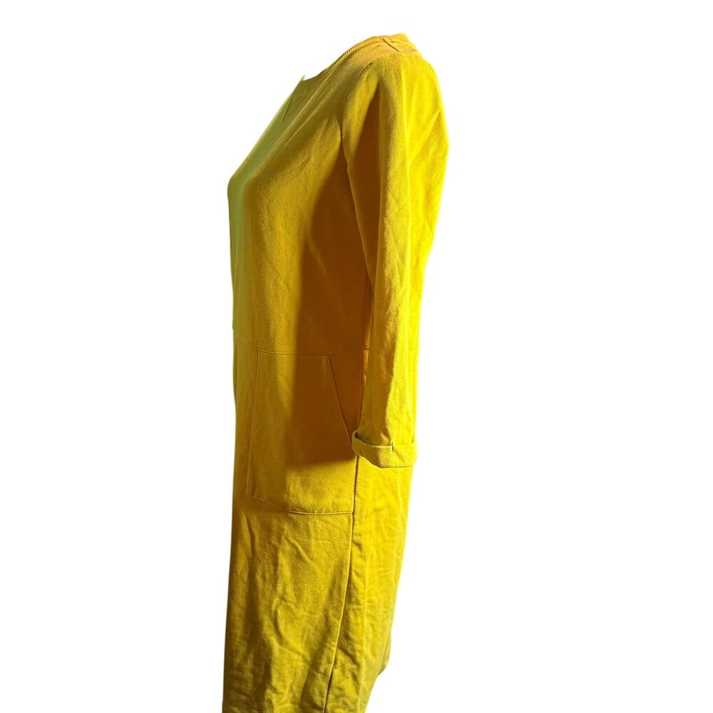 Boden Hanna Sweatshirt Dress, Yellow, Women's Size 6 Long - Picture 5 of 10